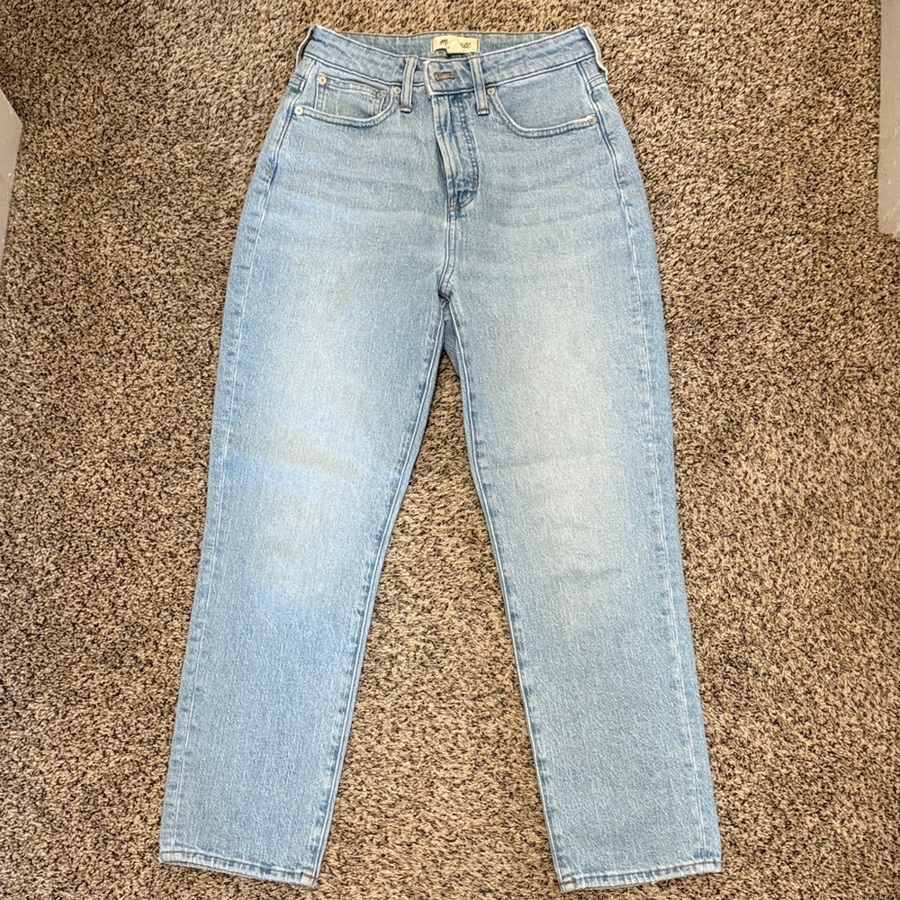 Madewell High Rise Light Blue Jeans
